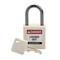 Brady Velocity Compact Lockout Padlocks Nylon 1in Shackle Clearance KD White CPPL-WHT-25AL-KD - alternate 1