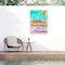 Trademark Fine Art Outdoor Canvas Art Jess Stempel Palm Springs Crayon Wall Art for Patios, or Gardens GRL01765-OC2432WR - alternate 1