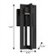 Homeroots Black LED Dimmable Outdoor Hanging Light 713117 - alternate 2