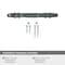 Amerock Carrione 3-3/4 in 96 mm Center-to-Center Marble Black/Black Bronze Cabinet Pull BP36648MBKBBR - alternate 2