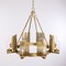 Vidalite Aurelia 8-Light Brass Chandelier, Round Pendant Chandelier Light in Brass, Clear Glass Shades CE1013050 - alternate 3