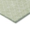 Homeroots 9' X 12' Mint Green And Ivory Geometric Washable Indoor Outdoor Area Rug 596127 - alternate 2