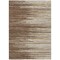 Homeroots 8' X 10' Brown Beige And Ivory Striped Washable Indoor Outdoor Area Rug 597232 - alternate 3