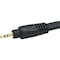 Monoprice 35ft Premium 3.5mm Stereo Male to 2RCA Male 22AWG Cable (Gold Plated) - Black 5602 - alternate 2