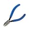 Klein Tools 4 1/4 in Precision Diagonal Cutting Plier Semiflush Cut Narrow Nose Uninsulated D257-4C - alternate 2