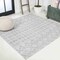 Jonathan Y Peralta Moroccan Diamond Light Gray 5 ft Square Indoor/Outdoor Area Rug IBZ103C-5SQ - alternate 1
