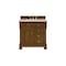 James Martin Vanities Brookfield 36" Single Vanity, Honey Oak, w/ 3 CM Tajnar Eclos Top 547-V36-HNO-3TJR - alternate 1