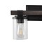 Jonathan Y Bungalow 15" 2-Light Iron/Seeded Glass Rustic Farmhouse LED Vanity Light, Oil Rubbed Bronze JYL7508A - alternate 3