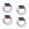 Mytee Products 4Pcs Air Brake Hose Assembly -15 ftw/40 in Pigtails End Air Line Kit for Semi Truck, 4PK MP-ABCA-17215-040x4 - alternate 1