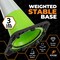 Xpose Safety Traffic Safety Cone, 18 in, Premium  PVC, 6 in Reflective Collar, Lime Green, 4 pk LTC18-6-4-X-S - alternate 2