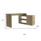 Homeroots 60" Natural L Shape Computer Desk With Three Drawers 477844 - alternate 2