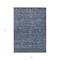 Homeroots 3' X 5' Navy Blue And Ivory Geometric Washable Indoor Outdoor Area Rug 605590 - alternate 2