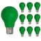 Bulbrite 25-Watt Equivalent Ceramic Green Color A19 Weatherproof Outdoor E26 Medium BaseLED Light Bulb, 10PK 862315 - alternate 1
