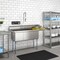 Koolmore 63 in. Three Compartment Sink, Bowl Size 15x15x14, 18-Gauge Stainless-Steel with Right Drainboard KM-SC151514-15R3 - alternate 2
