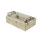 Homeroots Set of Three Brown Solid Wood And Metal Crate, 3PK 487691 - alternate 2
