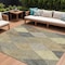 Homeroots 8' X 10' Brown Gold And Taupe Argyle Washable Indoor Outdoor Area Rug 613708 - alternate 1