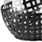 Homeroots 8" Black Woven Metal And Glass Tabletop Hurricane Candle Holder 608406 - alternate 2