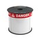 Labeltac Model Die-Cut Danger OSHA Header Roll 4in x 4in, 200 labels/roll, Red Header, White Text LT44DANGB - alternate 1