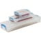 Advantus Stackable Storage Tote W/ Lid, 14-1/4 in L x 4-1/2 in W x 2-1/10 in H, Clear AVT38714 - alternate 2