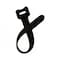 Kable Kontrol Hook and Loop Fastener Straps - 5in L X 1/2in W - 100PC/PK - Black, 100PK HLS050-5-100-BK - alternate 1