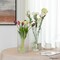 Uniquewise Set of 2 Square Frosted Clear Glass Table Vase - A Timeless Centerpiece for Dining Tables QI004738.CR.2 - alternate 2