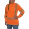 Ergodyne M Orange Class 3 Hi-Vis Long Sleeve Shirt Womens 8387 - alternate 1