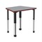 Correll Trapezoid 32 in W, 22 in L, 25 in to 35 in H, Particleboard, Gray Granite AD2232TF-TRP-15-09-35 - alternate 1