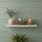 Homeroots 8in Solid Wood Wall Mounted Shelving Unit 399279 - alternate 2
