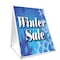 Signmission Winter Sale, 36 Inch x 24 Inch A-frame Yard Sign, Plastic Sign SBC-2436-Winter Sale - alternate 1