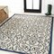Jonathan Y Madrid Vintage Filigree Textured Weave Navy/Beige 3 ft. x 5 ft. Indoor/Outdoor Area Rug SMB107G-3 - alternate 3
