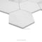 Msi Arabescato Venato White Hexagon Sample Honed Marble Mosaic Floor And Wall Tile ZOR-MD-0619-SAM - alternate 3