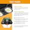 Beyond Solar MANTIS, Solar Security Light, 1.3 Watt, 800 Lumens, 4000K, Li-ion battery, IP44, ABS 790116 - alternate 3