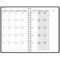 House Of Doolittle Non-Dated Weekly/Monthly Planner, 7 in x 11 in, Black & White Floral Cover 2121-49 - alternate 2