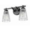 Z-Lite Andree Matte Black 2 Light Vanity 1960-2V-MB - alternate 2