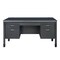 Regency Mesa Steel Double Pedestal Teacher's Office Desk with Center Drawer 60in x 30in, Grey 66266DPCDGY - alternate 2