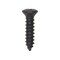 Auveco #10 x 3/4in with #8 Head Phillips Oval Head Tapping Screw - Black Oxide, 100PK 11087 - alternate 1