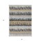 Homeroots 3' X 5' Gray Brown And Beige Striped Washable Indoor Outdoor Area Rug 598352 - alternate 3