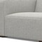 Homeroots 44" Gray Fabric Modular Sofa With Brown Legs 641026 - alternate 2