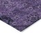 Homeroots 3' X 5' Eggplant Purple And Plum Floral Washable Indoor Outdoor Area Rug 588888 - alternate 2