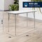 Flash Furniture Wren 48 in x 24 in Adjustable Height Activity Table, Thermal Laminate Top, Standard Legs, White XU-A2448-REC-WHT-T-A-GG - alternate 2