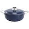 Oster Cartagena 3.8 Quart Nonstick Aluminum Caldero with Lid in Dark Blue 143698.02 - alternate 1