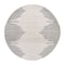 World Rug Gallery Bohemian Stripe Stain Resistant Area Rug 8 ft Round Cream 385CREAM8RND - alternate 2