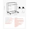 Vevor Folding Chair Rack Cart for 25 Chairs of 300 LBS L-shape Vertical, 25PK VV44 - alternate 2