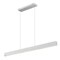 Z-Lite Hudson 1 Light Linear Chandelier, Brushed Nickel, 55 In W 1016-55L-BN-LED - alternate 1