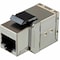 Monoprice 8P8C RJ45 Cat6a Shielded Inline Coupler Type Keystone Jack 33869 - alternate 1