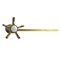 Kingston Brass Universal Front or Side Mount Toilet Tank Lever, Antique Brass KTNXD3 - alternate 1