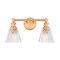 Z-Lite Auden Modern Gold 2 Light Vanity 7704-2V-MGLD - alternate 1
