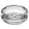 Basicwise Elegant Glass Round Portable and Modern Ashtray - Perfect for Smokers and as a Decorative QI004716 - alternate 3