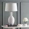 Jonathan Y Dylan 29.5" Ceramic LED Table Lamp, White JYL8020A - alternate 2