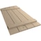 Ekena Millwork Knotty Pine 4 Board Joined Board-n-Batten w/Elliptical Top Faux Wood Shutters, 22W x 46H, PR SHUBJL22X46KPPR - alternate 2